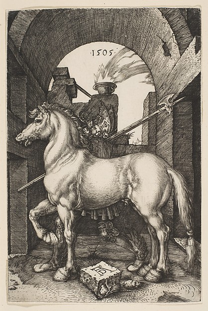 Albrecht Dürer's engraving The Little Horse, 1505